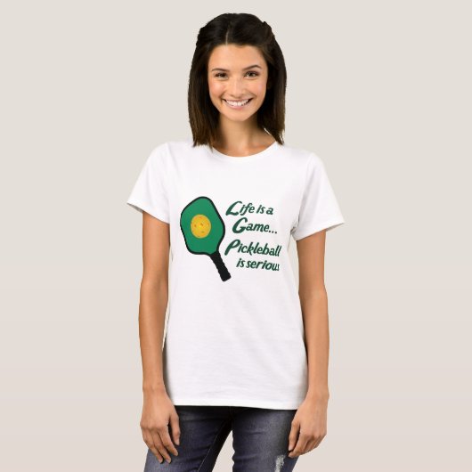 Pickleball ist ernst T-Shirt (Vorne ganz)