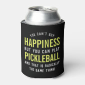 Pickleball ist Glück Funny Pickleball Geschenk Dosenkühler (Kanne Vorderseite)