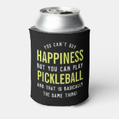 Pickleball ist Glück Funny Pickleball Geschenk Dosenkühler (Kanne Rückseite)
