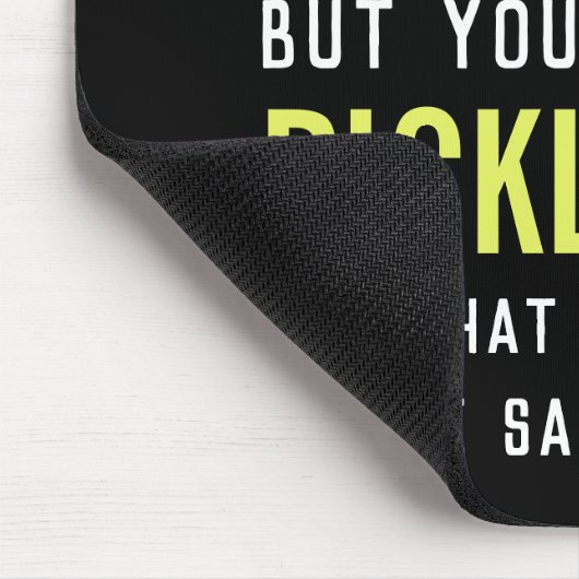Pickleball ist Glück Funny Pickleball Geschenk Mousepad (Ecke)