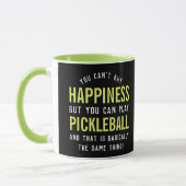 Pickleball ist Glück Funny Pickleball Geschenk Tasse (Links)