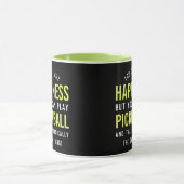Pickleball ist Glück Funny Pickleball Geschenk Tasse (Zentrum)