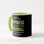 Pickleball ist Glück Funny Pickleball Geschenk Tasse (Vorderseite Links)