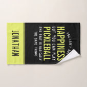 Pickleball ist Glück Funny Pickleball Handtuch (Handtuch)