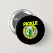 Pickleball ist irgendwie ein großer Dill retro lus Button (Vorne & Hinten)