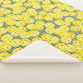 Pickleball ist Leben - Gelb auf Grün Sherpadecke (3/4)