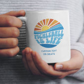 Pickleball ist Leben, lustiges Geschenk von Gefall Kaffeetasse