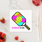 Pickleball ist Leben Papier Serviette (Beispiel)