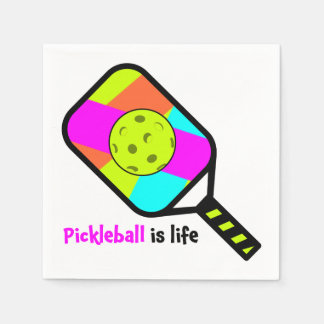 Pickleball ist Leben Papier Serviette