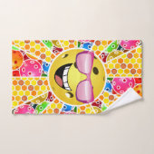 Pickleball ist mein glücklicher Ort - farbenfrohe  Handtuch (Handtuch)