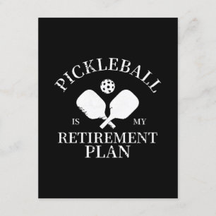 Pickleball ist mein Rentenplan Begleitkarte