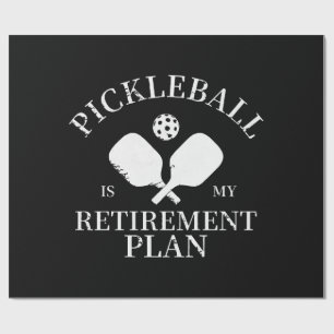 Pickleball ist mein Rentenplan Geschenkpapier