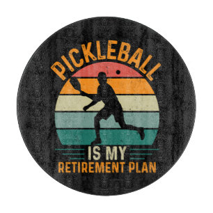 Pickleball ist mein Rentenplan Schneidebrett