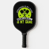 Pickleball ist mein Spiel Personalisiert Schläger (Rückseite)