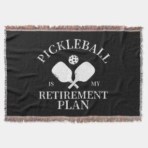 Pickleball ist meine Altersvorsorge Decke