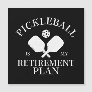 Pickleball ist meine Altersvorsorge Magnetkarte