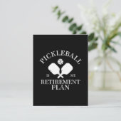 pickleball ist meine Pflanze in Rente Begleitkarte (Stehend Vorderseite)