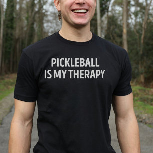 Pickleball ist meine Therapie witzig T-Shirt
