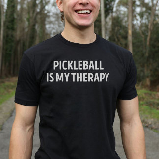 Pickleball ist meine Therapie witzig T-Shirt