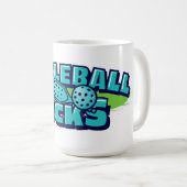 Pickleball Ist zum Kotzen Kaffeetasse (VorderseiteRechts)