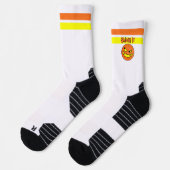 Pickleball Jack O'Lantern Zerschmettere es Hallowe Socken (Links)