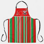 Pickleball Joshire Party Red Green Santa Schürze (Vorderseite)