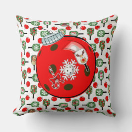 Pickleball Joy Christmas Home Decorations Kissen