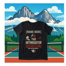 Pickleball-Jugend-T-Shirt mit Intimidator-Grafik