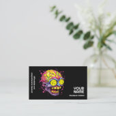 Pickleball Junkie - lustiges Pickleball Visitenkarte (Stehend Vorderseite)