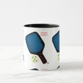 Pickleball-Kaffee-Tasse Tasse (Zentrum)