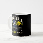 Pickleball Kaffeetasse (Vorderseite Links)