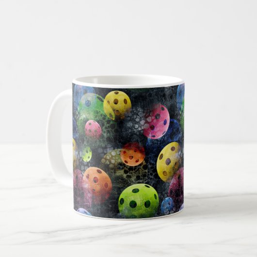 Pickleball Kaffeetasse (Vorderseite Links)