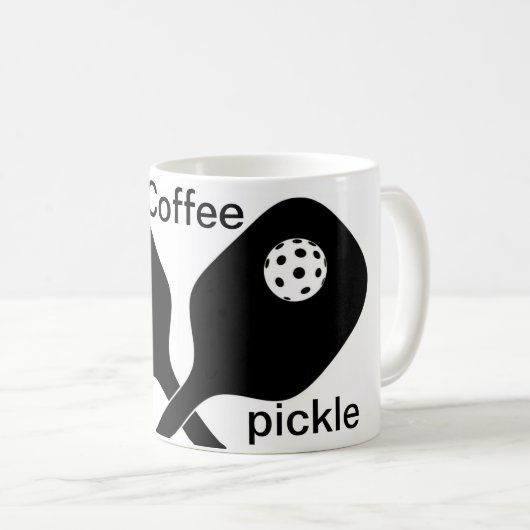 Pickleball Kaffeetasse (VorderseiteRechts)