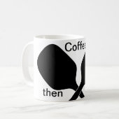 Pickleball Kaffeetasse (Vorderseite Links)