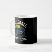 Pickleball Kaffeetasse (Vorderseite Links)