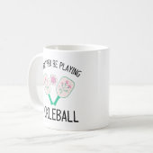 Pickleball Kaffeetasse (Vorderseite Links)