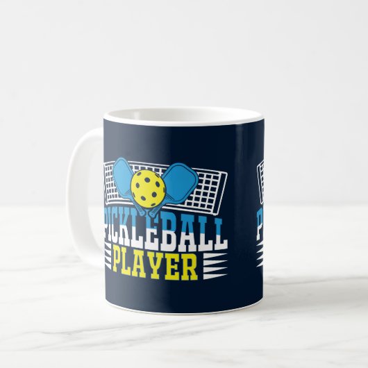 Pickleball Kaffeetasse (Vorderseite Links)
