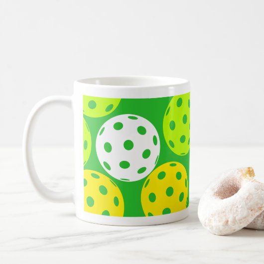 Pickleball-Kaffeetasse Kaffeetasse (Mit Donut)