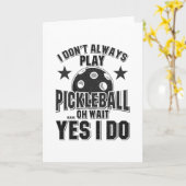 Pickleball Karte (Gelbe Blume)