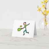 Pickleball Karte (Gelbe Blume)