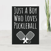 Pickleball-Karten für Kinder, die sich für Sportve Karte (Vorderseite)