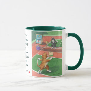 Pickleball Katzen Knospe u. Tony-Tasse Tasse