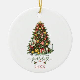 Pickleball Keramik Ornament