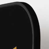 Pickleball King Black/Gold Paddle - personalisiere (Linke Seite)