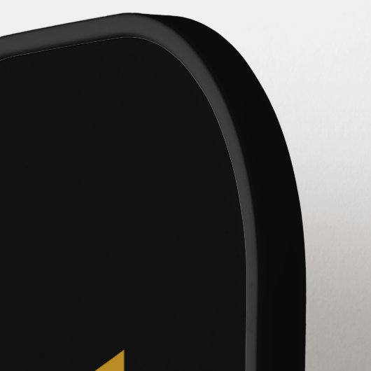 Pickleball King Black/Gold Paddle - personalisiere (Linke Seite)