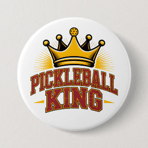Pickleball King Button