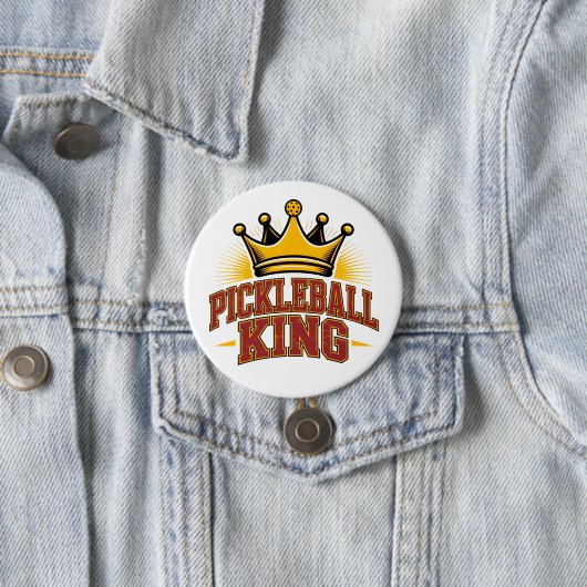 Pickleball King Button (Beispiel)
