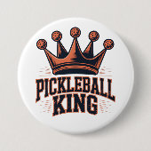 Pickleball King Button (Vorderseite)