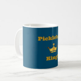 Pickleball King coffee Tasse - blau & gold