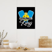 Pickleball King - Funny Pickleball Champion Poster (Küche)